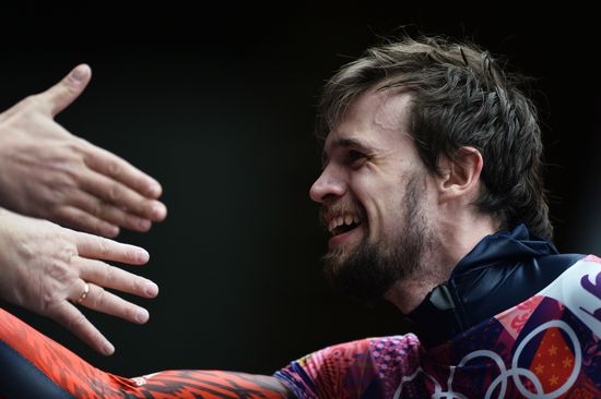 2014 Winter Olympics. Skeleton. Men. Day Two