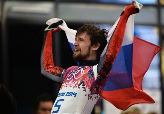 2014 Winter Olympics. Skeleton. Men. Day Two