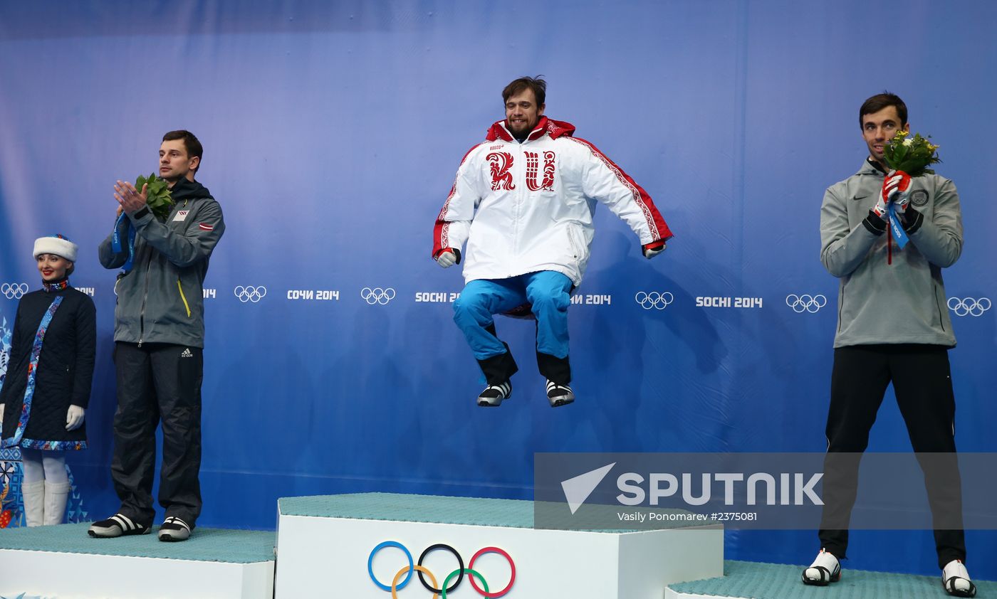 2014 Winter Olympics. Skeleton. Men. Day Two