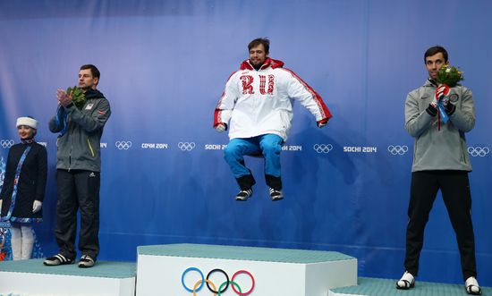 2014 Winter Olympics. Skeleton. Men. Day Two