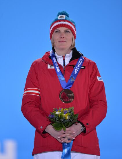 2014 Winter Olympics. Medal ceremony. Day Eight