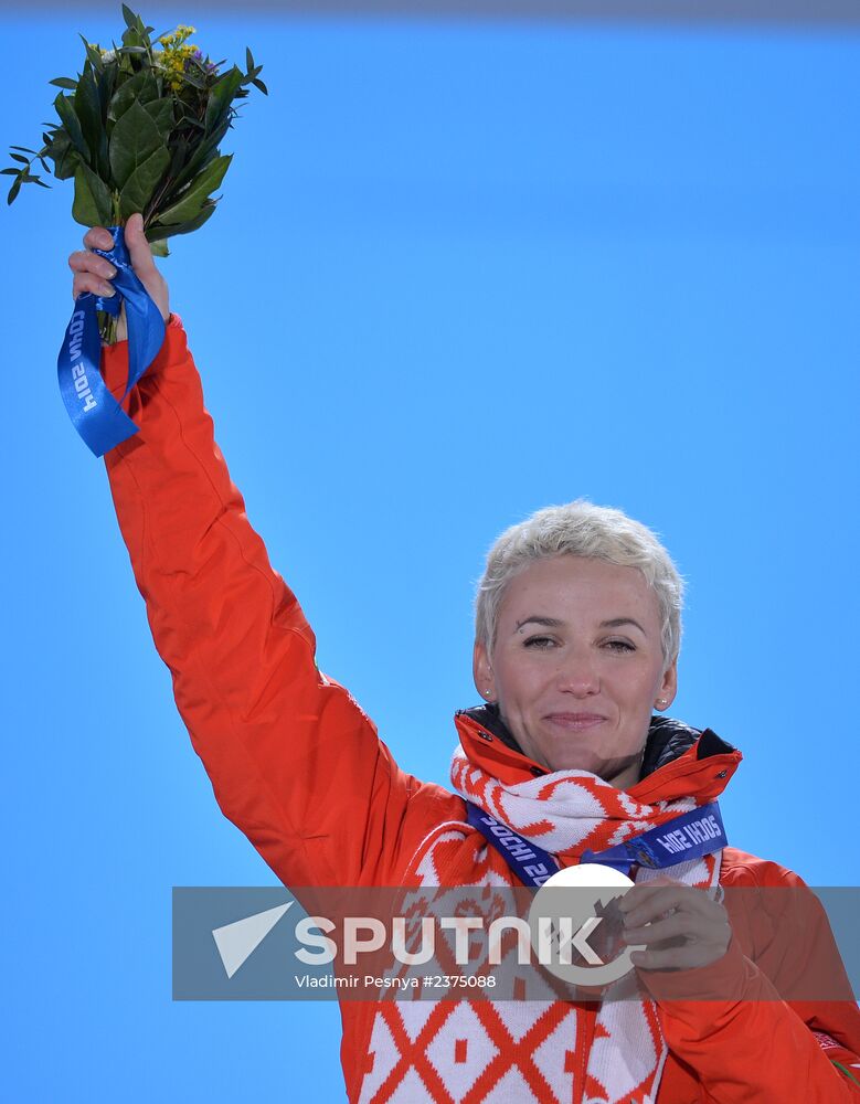 2014 Winter Olympics. Medal ceremony. Day Eight