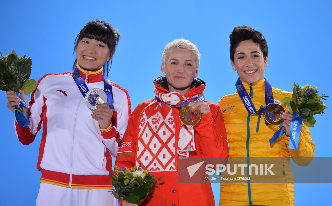 2014 Winter Olympics. Medal ceremony. Day Eight