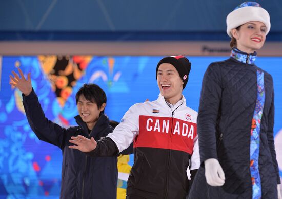 2014 Winter Olympics. Medal ceremony. Day Eight