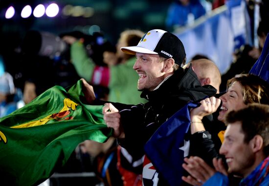 2014 Winter Olympics. Medal ceremony. Day Eight