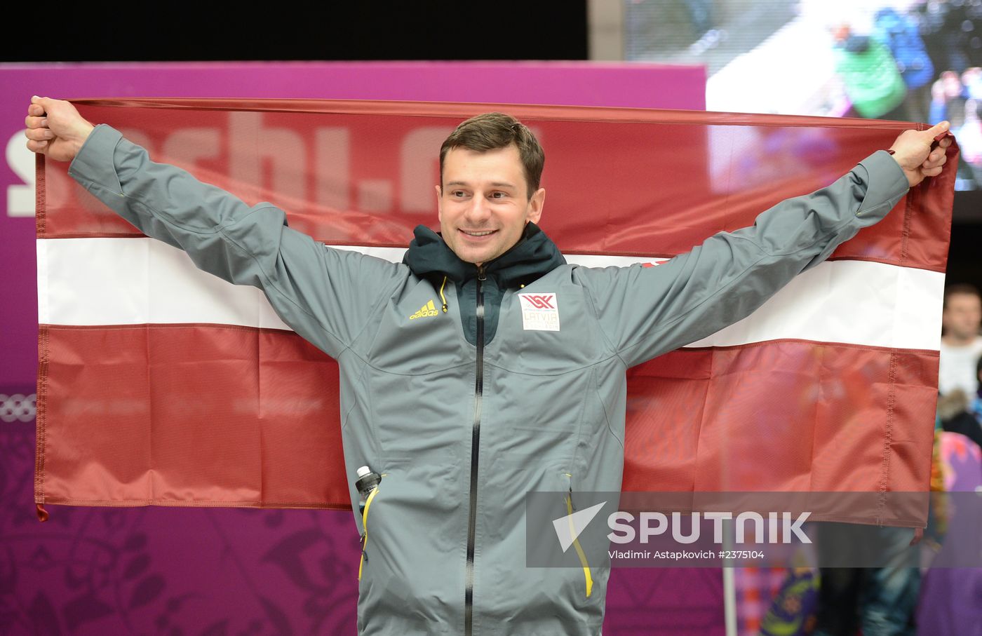 2014 Winter Olympics. Skeleton. Men. Day Two