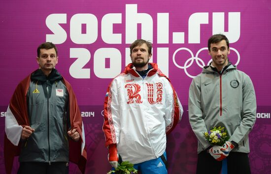 2014 Winter Olympics. Skeleton. Men. Day Two