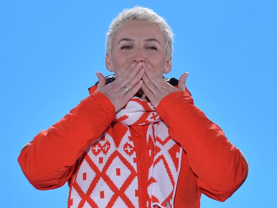 2014 Winter Olympics. Medal ceremony. Day Eight