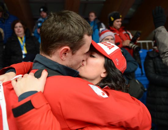 2014 Winter Olympics. Skeleton. Men. Day Two
