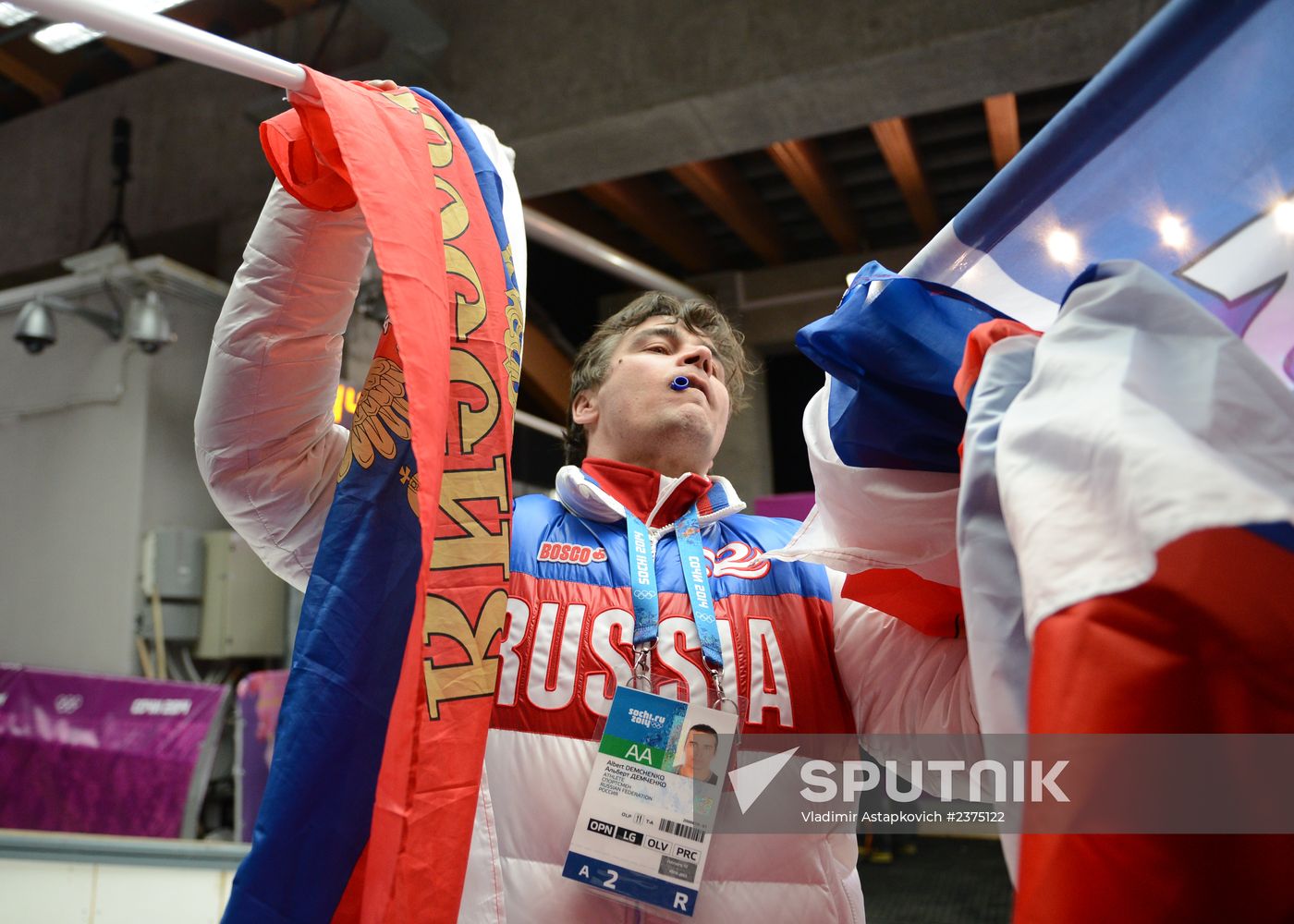 2014 Winter Olympics. Skeleton. Men. Day Two