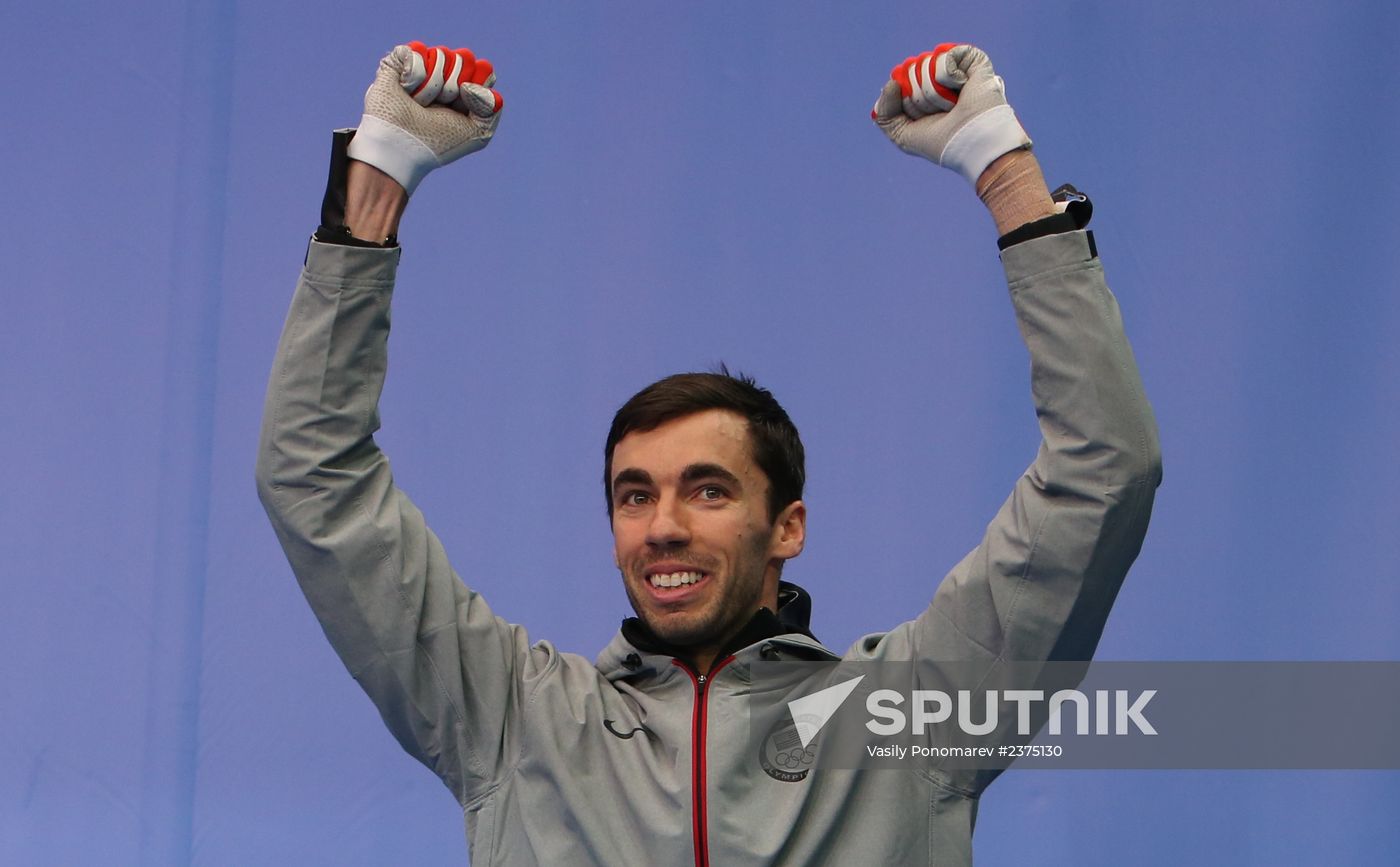 2014 Winter Olympics. Skeleton. Men. Day Two
