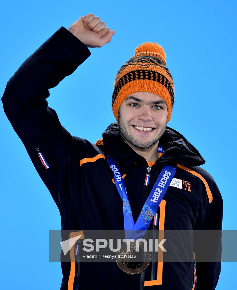 2014 Winter Olympics. Medal ceremony. Day Eight