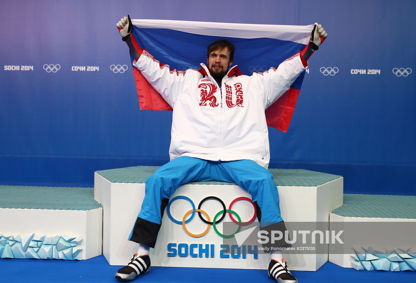 2014 Winter Olympics. Skeleton. Men. Day Two