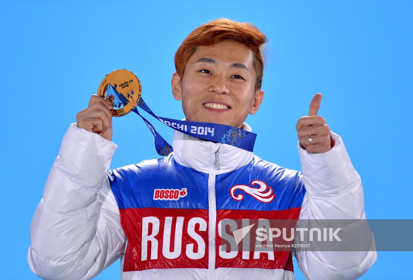 2014 Winter Olympics. Medal ceremony. Day Eight