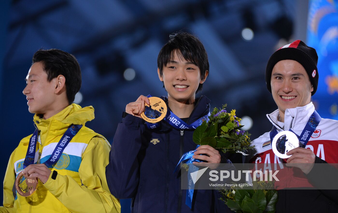 2014 Winter Olympics. Medal ceremony. Day Eight