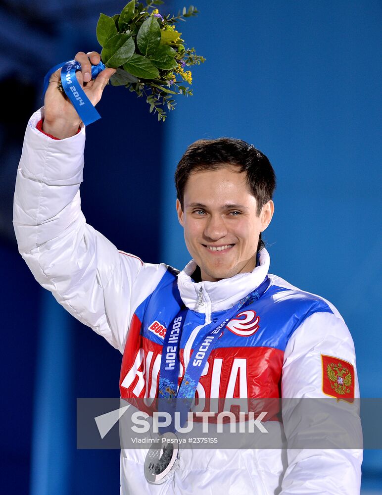 2014 Winter Olympics. Medal ceremony. Day Eight