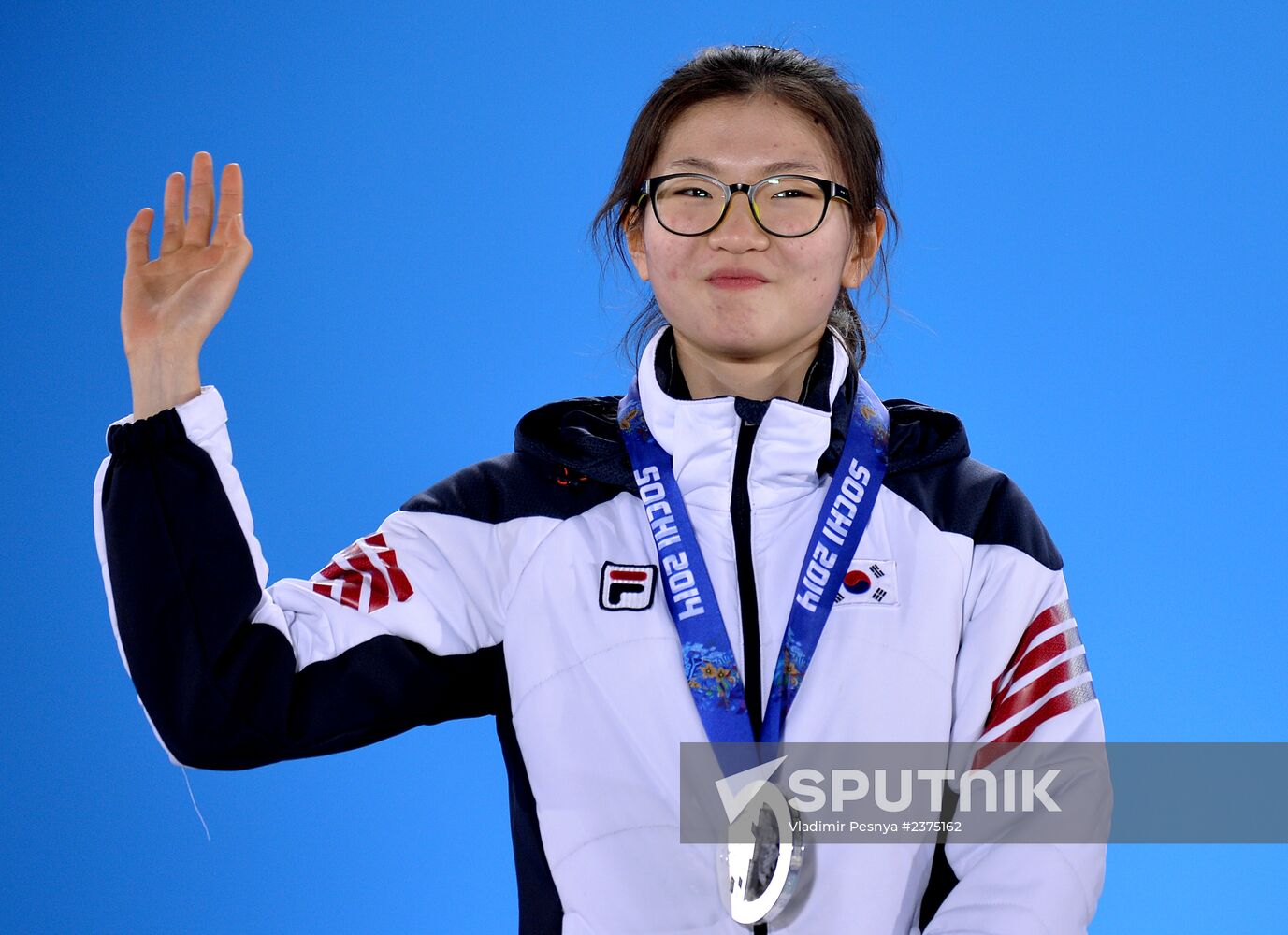 2014 Winter Olympics. Medal ceremony. Day Eight