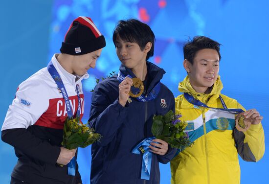 2014 Winter Olympics. Medal ceremony. Day Eight