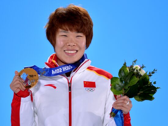 2014 Winter Olympics. Medal ceremony. Day Eight