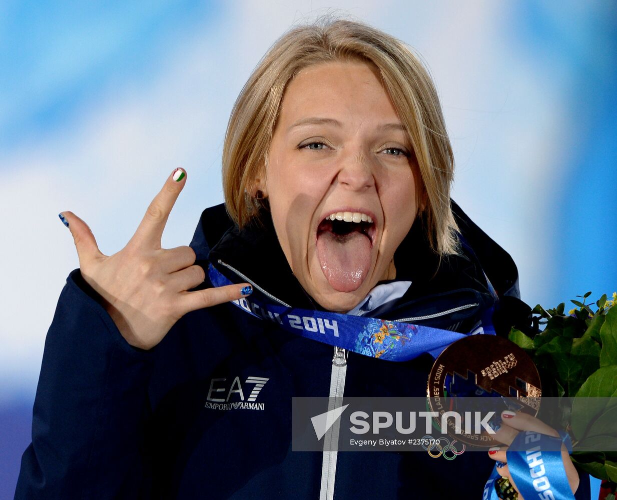 2014 Winter Olympics. Medal ceremony. Day Eight