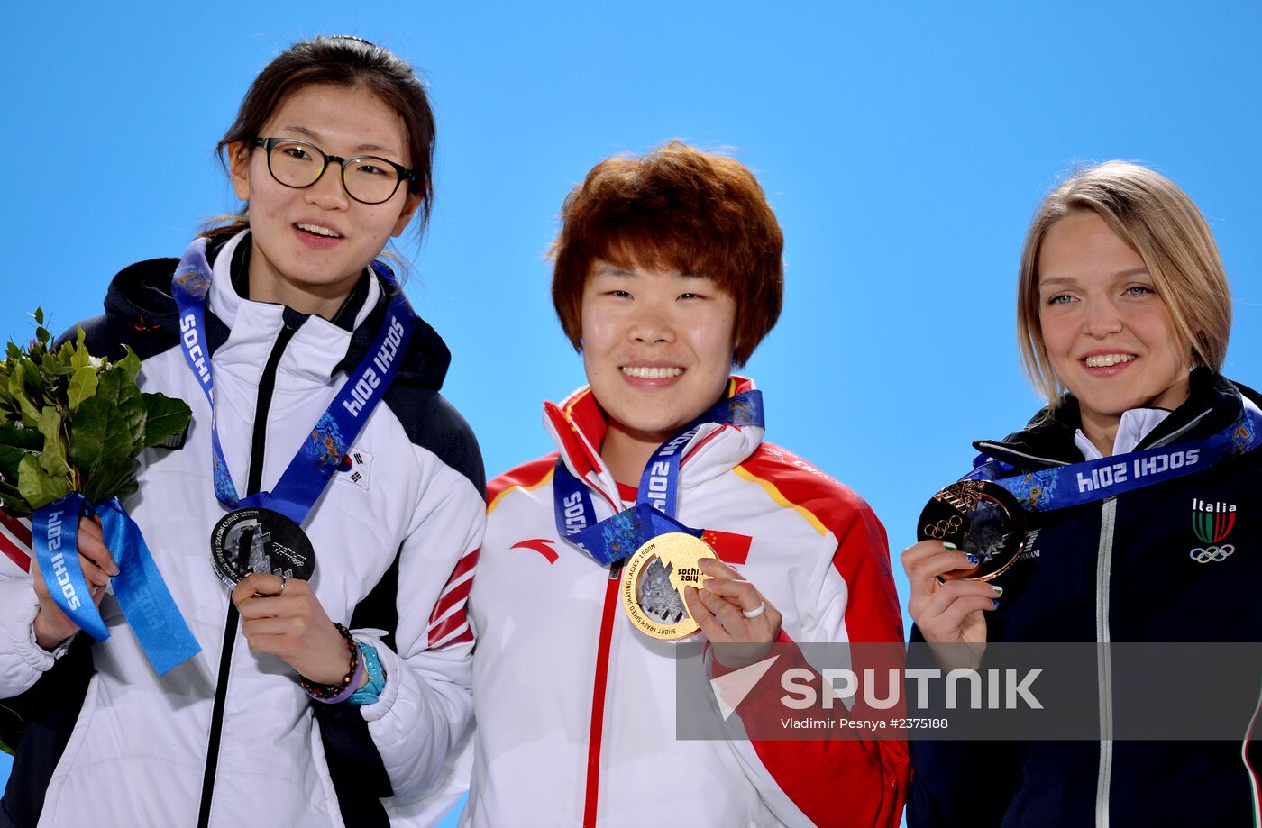 2014 Winter Olympics. Medal ceremony. Day Eight