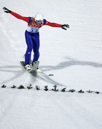 2014 Winter Olympics. Ski jumping. Men. Large hill. Finals