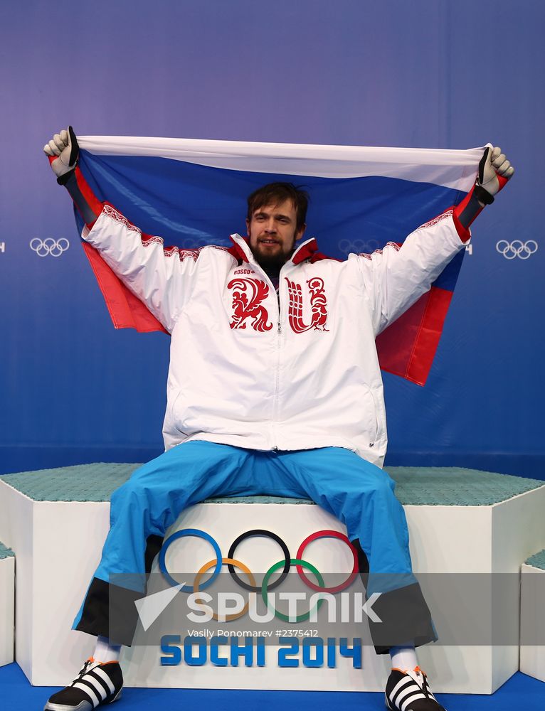 2014 Winter Olympics. Skeleton. Men. Day Two