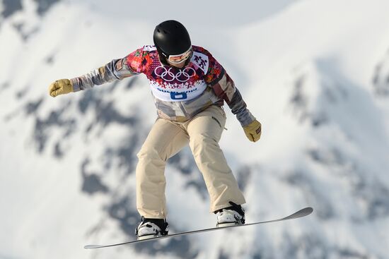 2014 Winter Olympics. Snowboarding. Women. Snowboard cross