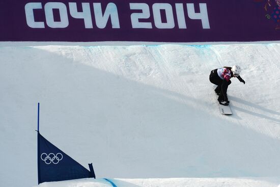 2014 Winter Olympics. Snowboarding. Women. Snowboard cross