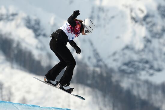 2014 Winter Olympics. Snowboarding. Women. Snowboard cross