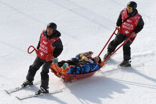 2014 Winter Olympics. Snowboarding. Women. Snowboard cross