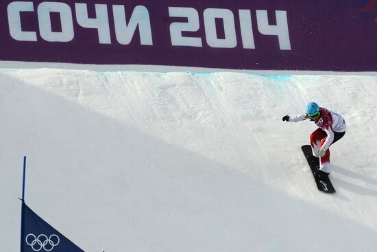 2014 Winter Olympics. Snowboarding. Women. Snowboard cross