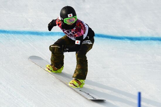 2014 Winter Olympics. Snowboarding. Women. Snowboard cross