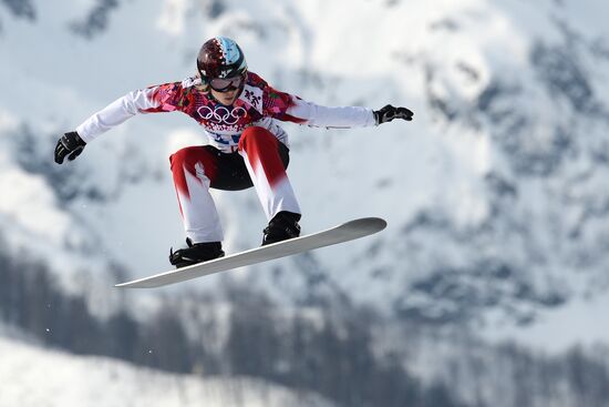 2014 Winter Olympics. Snowboarding. Women. Snowboard cross