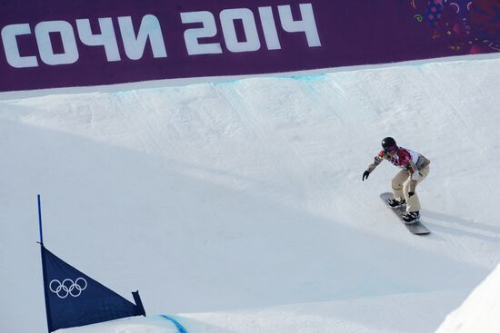 2014 Winter Olympics. Snowboarding. Women. Snowboard cross