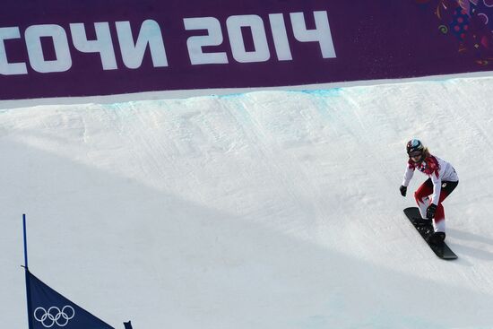 2014 Winter Olympics. Snowboarding. Women. Snowboard cross