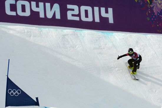 2014 Winter Olympics. Snowboarding. Women. Snowboard cross