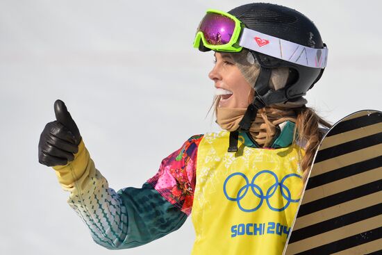 2014 Winter Olympics. Snowboarding. Women. Snowboard cross