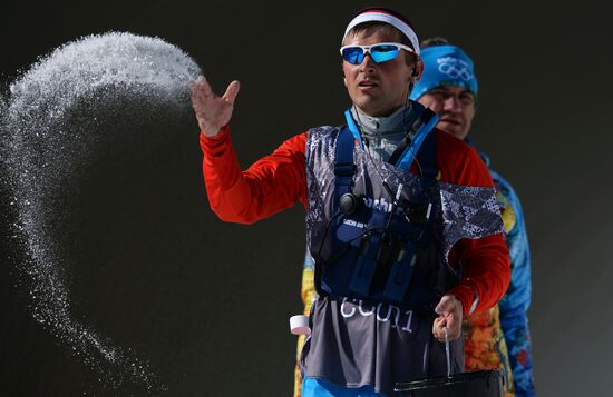 2014 Winter Olympics. Cross-country skiing. Men. Relay
