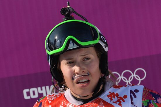 2014 Winter Olympics. Snowboarding. Women. Snowboard cross