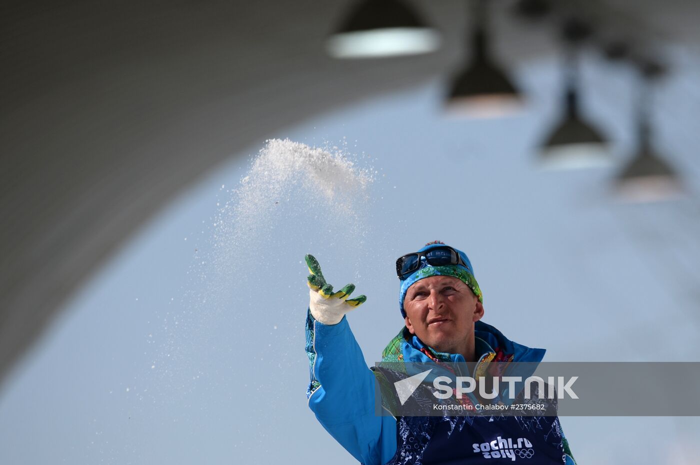 2014 Winter Olympics. Cross-country skiing. Men. Relay
