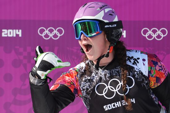 2014 Winter Olympics. Snowboarding. Women. Snowboard cross