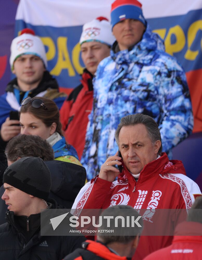 2014 Winter Olympics. Cross-country skiing. Men. Relay