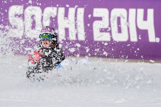 2014 Winter Olympics. Snowboarding. Women. Snowboard cross