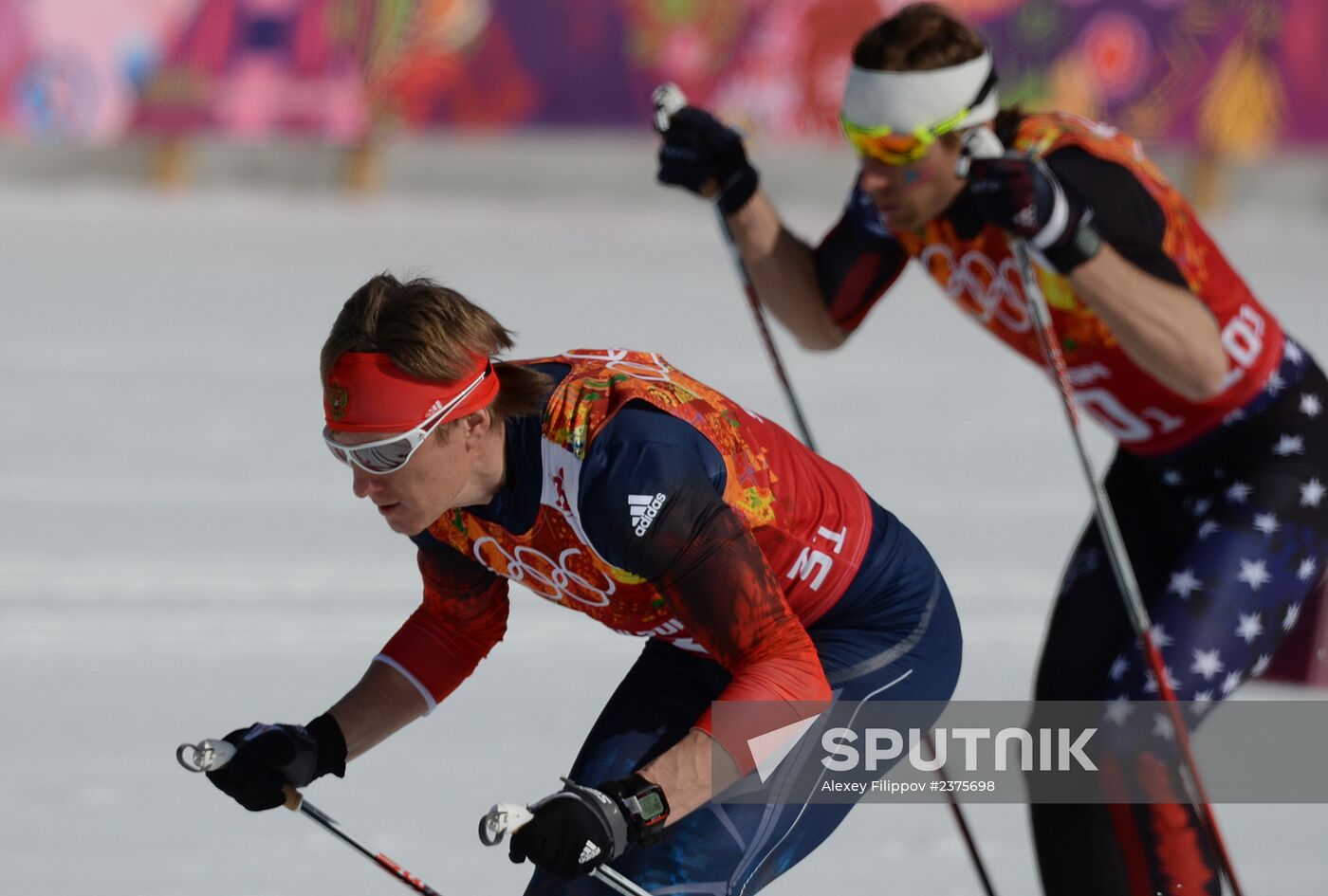 2014 Winter Olympics. Cross-country skiing. Men. Relay