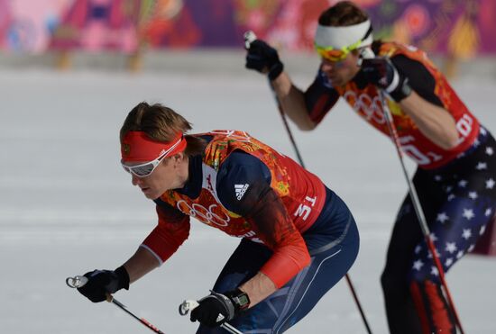 2014 Winter Olympics. Cross-country skiing. Men. Relay