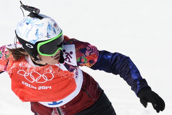 2014 Winter Olympics. Snowboarding. Women. Snowboard cross