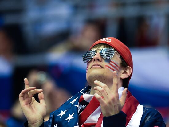 2014 Winter Olympics. Ice hockey. Men. USA vs. Russia