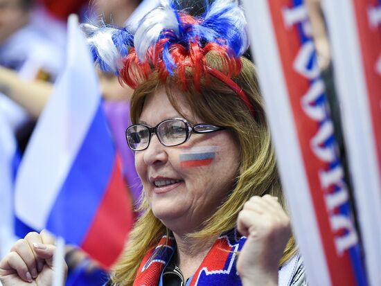 2014 Winter Olympics. Ice hockey. Men. USA vs. Russia