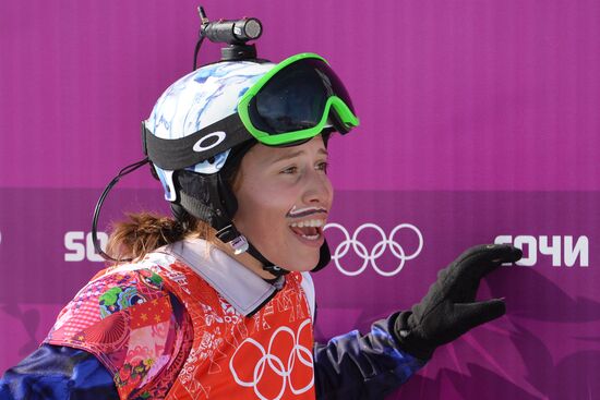2014 Winter Olympics. Snowboarding. Women. Snowboard cross
